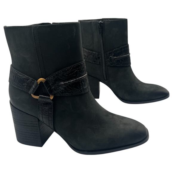 Vionic Carnelia Water Repellent Orthotic Arch Support Heeled Ankle Boots Size 6 - Picture 1 of 7